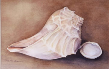 Image - Sea shell painting